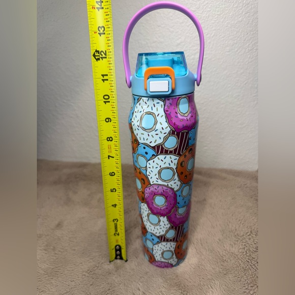 FrostBuddy 32oz Insulated Water Bottle Chug Straw Lid Leak Proof - Picture 2 of 5